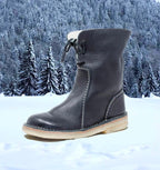Women's Pull-On Ankle Boots with Side Ties