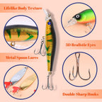 Fishing Lure Advent Calendar 24-Piece Christmas Gift