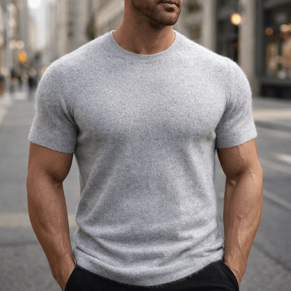Men’s Knit T-Shirt Casual