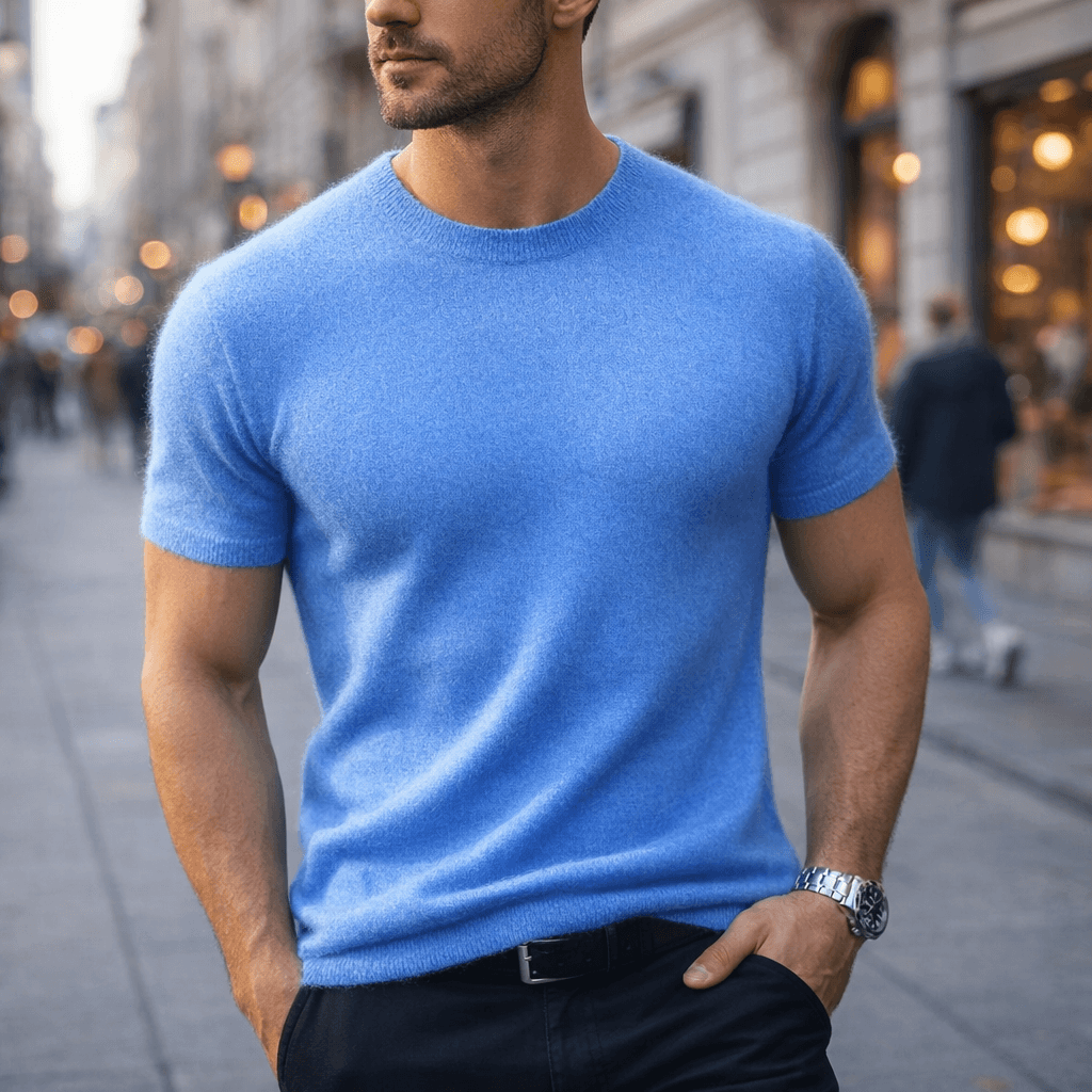 Men’s Knit T-Shirt Casual