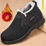 Men’s Plush-Lined Slip-On Ankle Boots