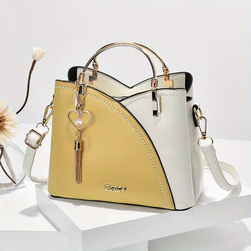 Women’s Structured Handbag With Shoulder Strap