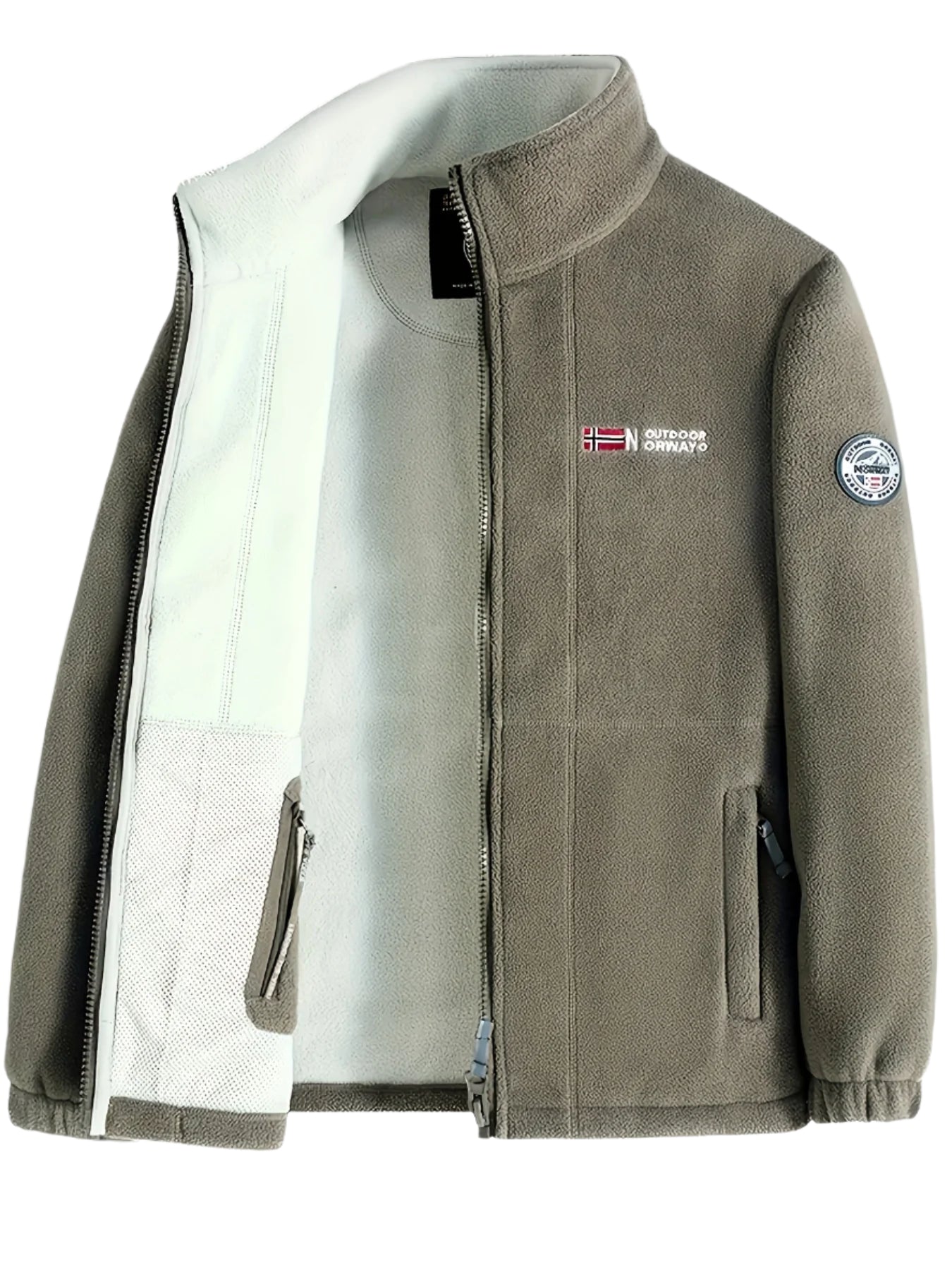 Men’s Full-Zip Stand Collar Jacket