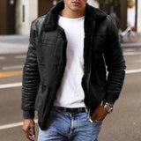 Men’s Short Collared Zip Jacket