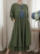 Women’s Long Sleeve Midi Dress