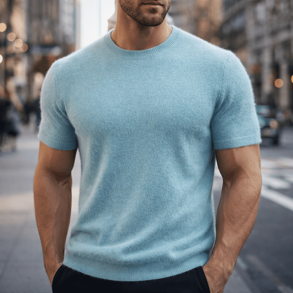 Men’s Knit T-Shirt Casual