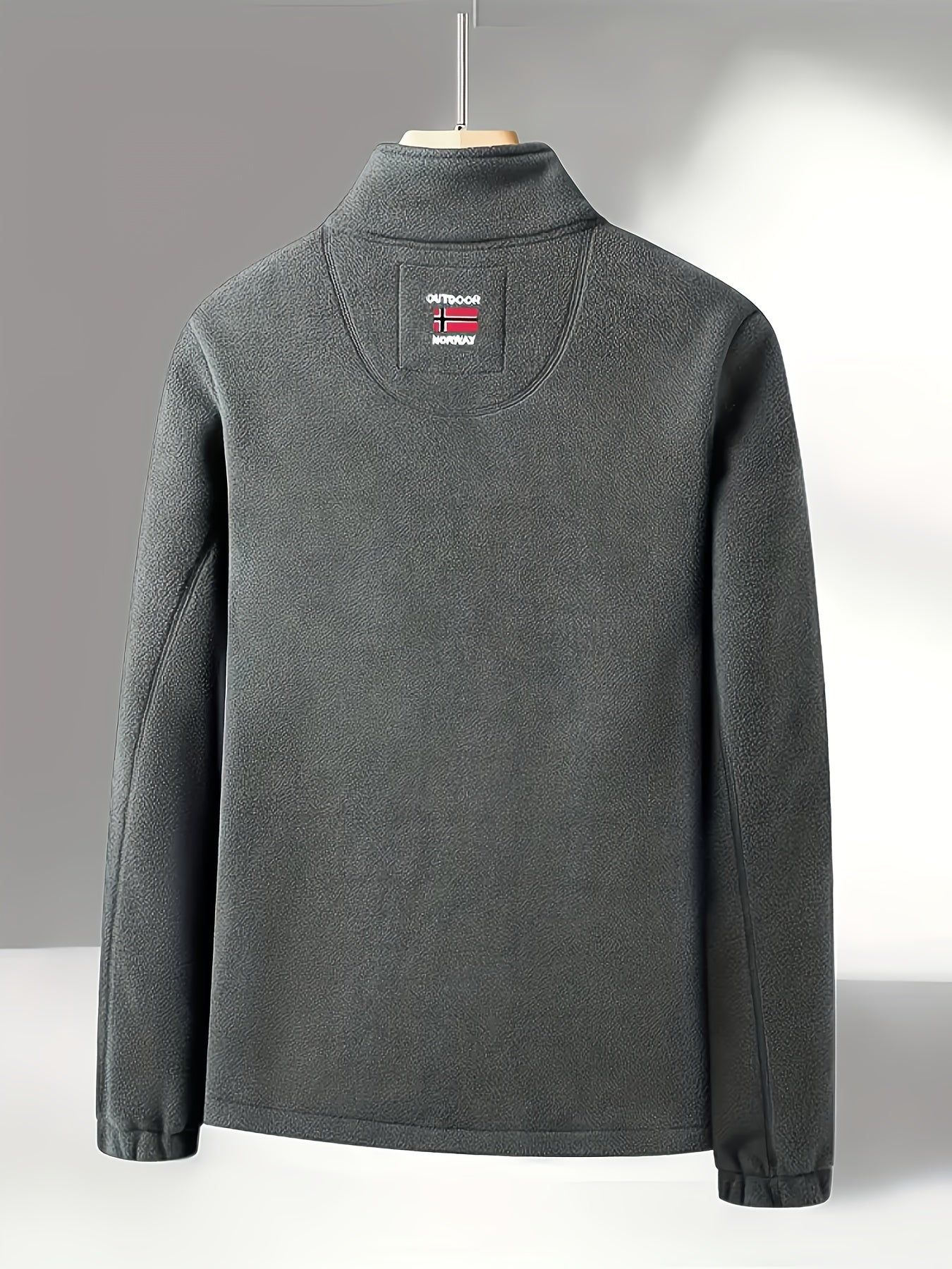 Men’s Full-Zip Stand Collar Jacket