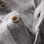 Men’s Linen Shirt Casual Short Sleeve