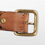 Men’s Leather Belt Casual Buckle Vintage Style