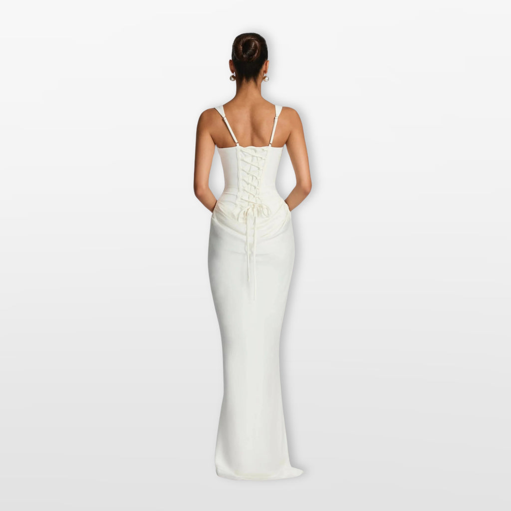Women’s Bodycon Maxi Dress Lace Up