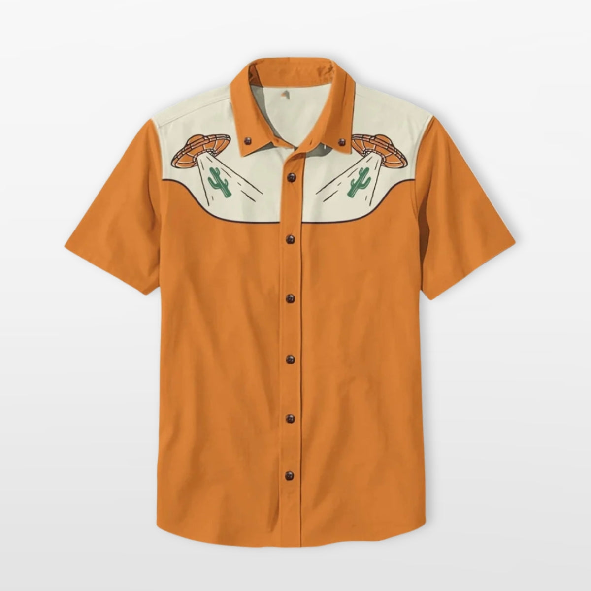 Men's Western Short Sleeve Shirt
