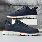 Men Minimalist Casual Leather Sneakers