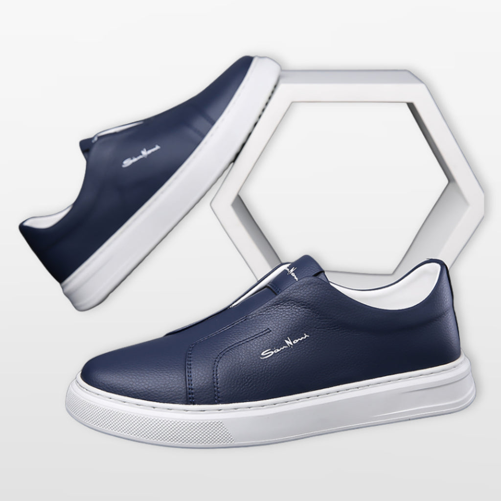 Men’s Slip-On Sneakers Minimalist Casual Style