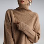 Women’s Textured Turtleneck Sweater