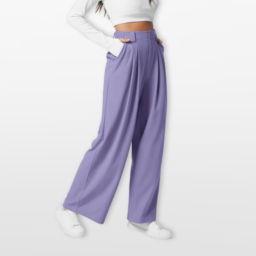 Women’s Wide Leg Pants High Waisted Pleated