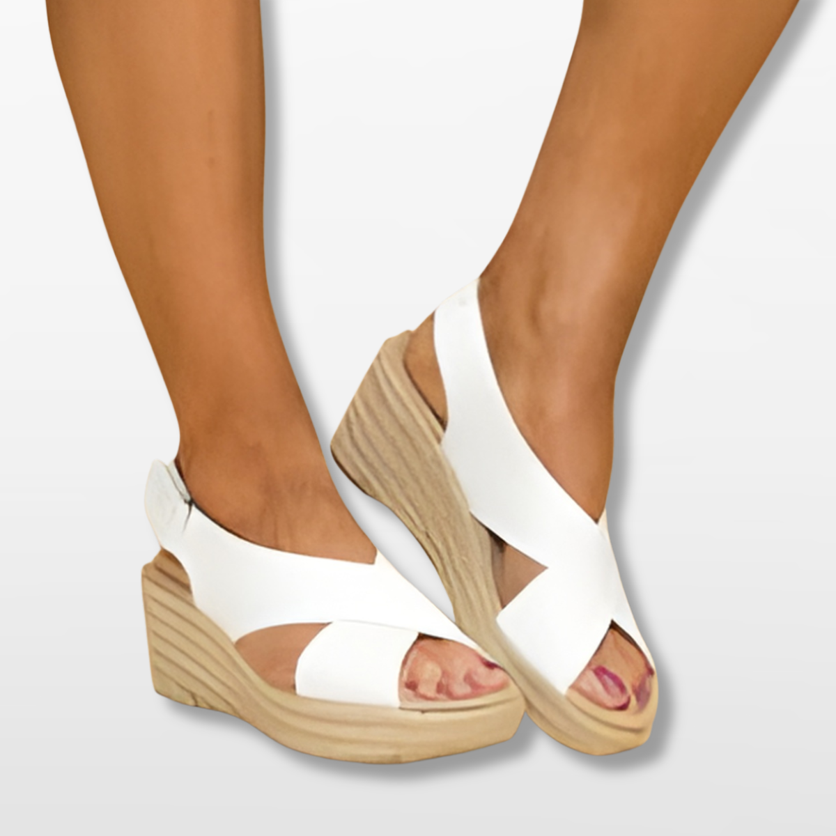 Women Platform Wedge Sandals Open Toe