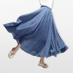 Women’s Flowing A-Line Maxi Skirt