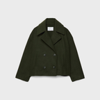 Women’s Cropped Double-Breasted Blazer