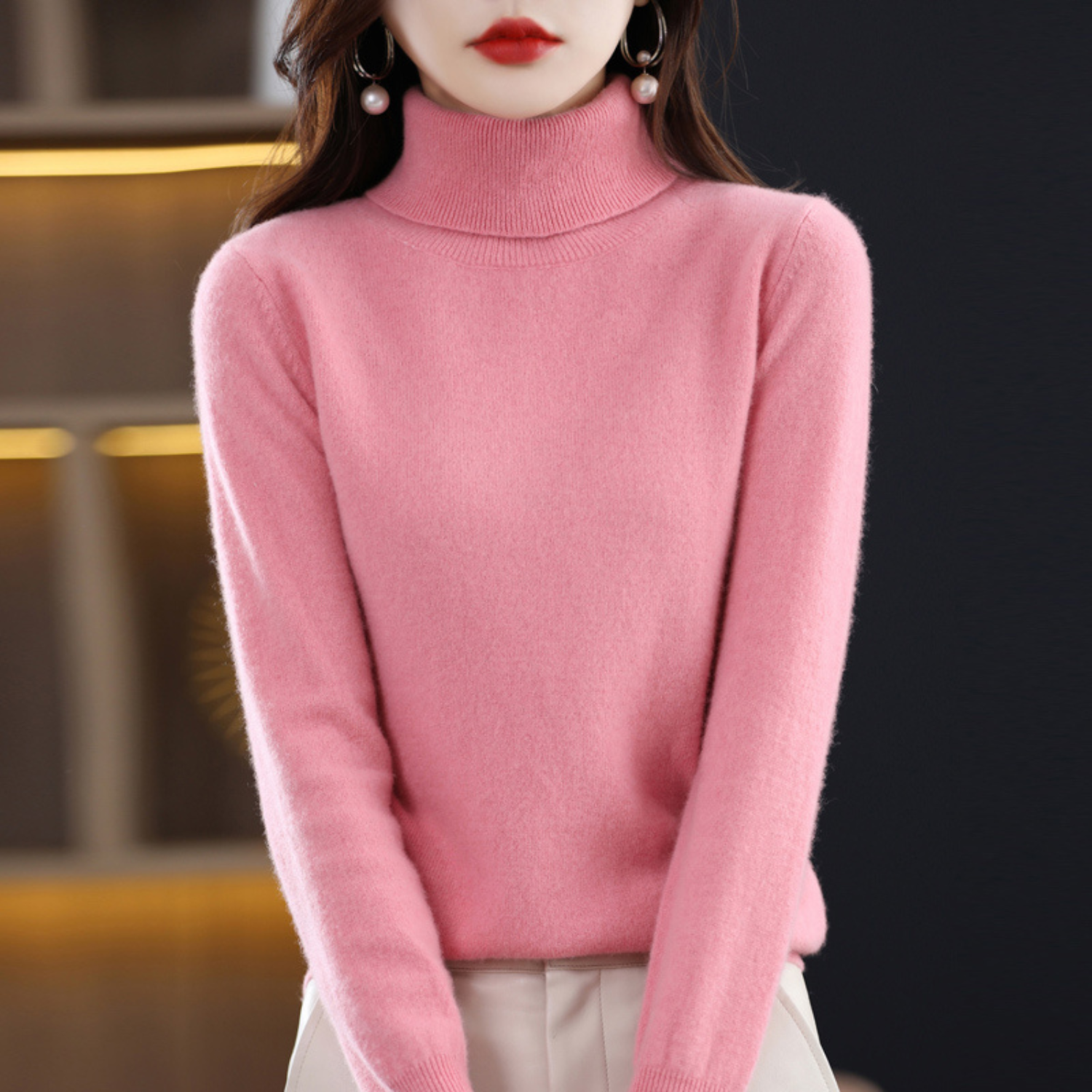 Women’s Knit Turtleneck Sweater