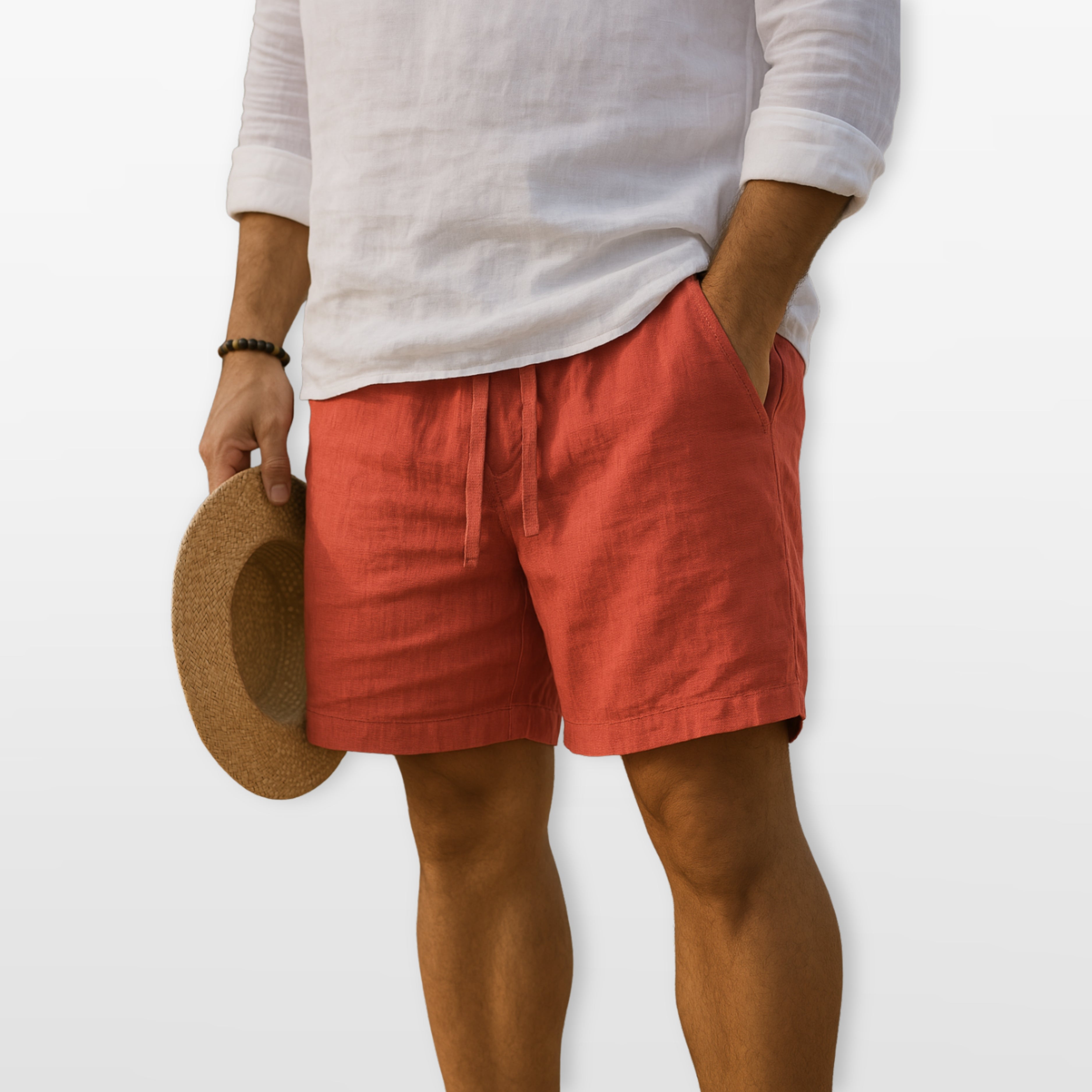 Men’s Drawstring Shorts Relaxed Summer Fit