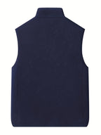 Men's Zip Front Stand Collar Vest