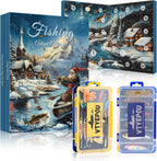 Fishing Lure Advent Calendar 24-Piece Christmas Gift