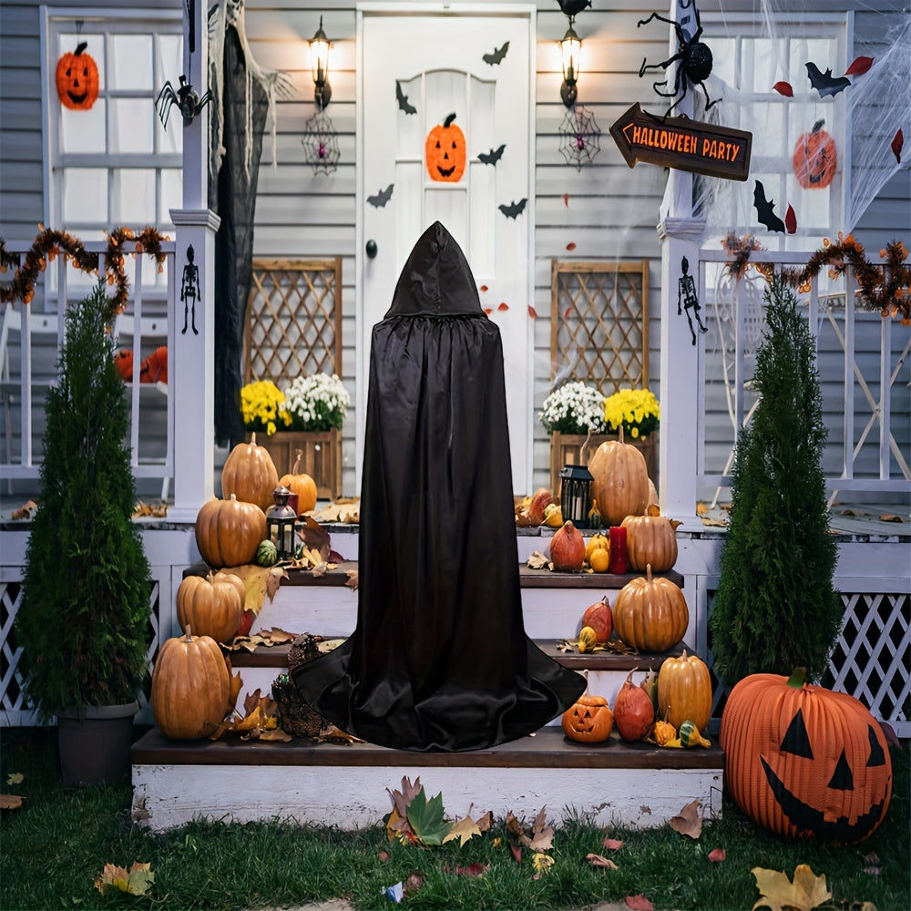 Men’s Halloween Hooded Cloak Costume