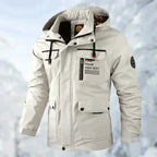 Men’s Hooded Utility Jacket with Flap Pockets