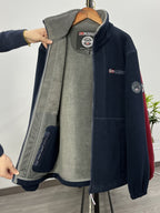 Men’s Full-Zip Stand Collar Jacket