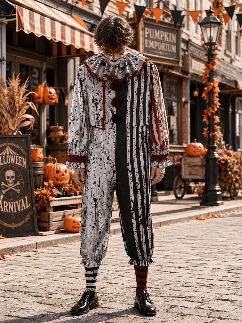 Men’s Halloween Horror Clown Costume