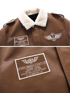 Men’s Aviator Jacket with Contrast Collar