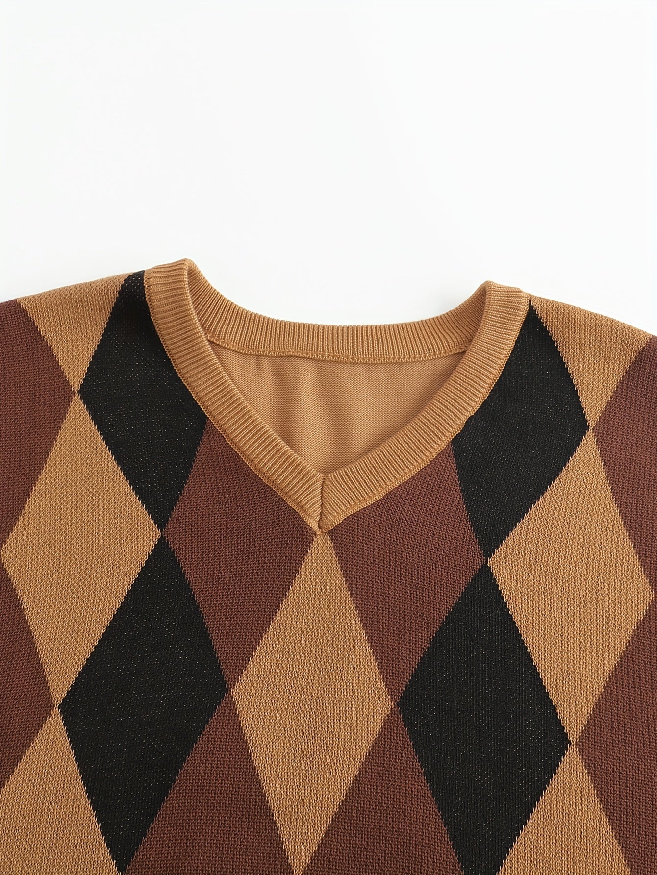 Men’s Stylish Argyle Sweater Vest