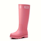 Women's Tall Rain Boots with Lug Sole
