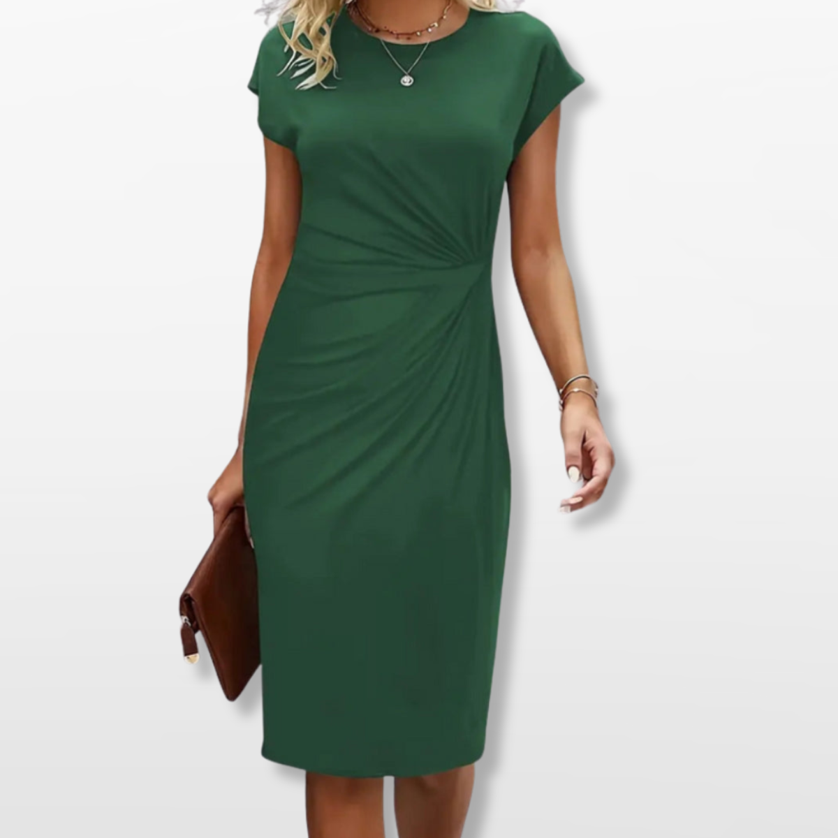 Women Elegant Bodycon Midi Dress