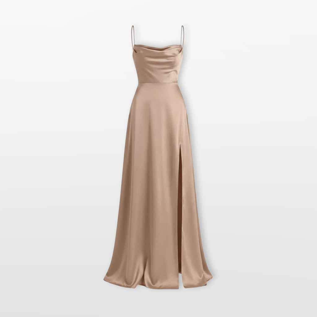 Women’s Maxi Dress Satin Evening Gown