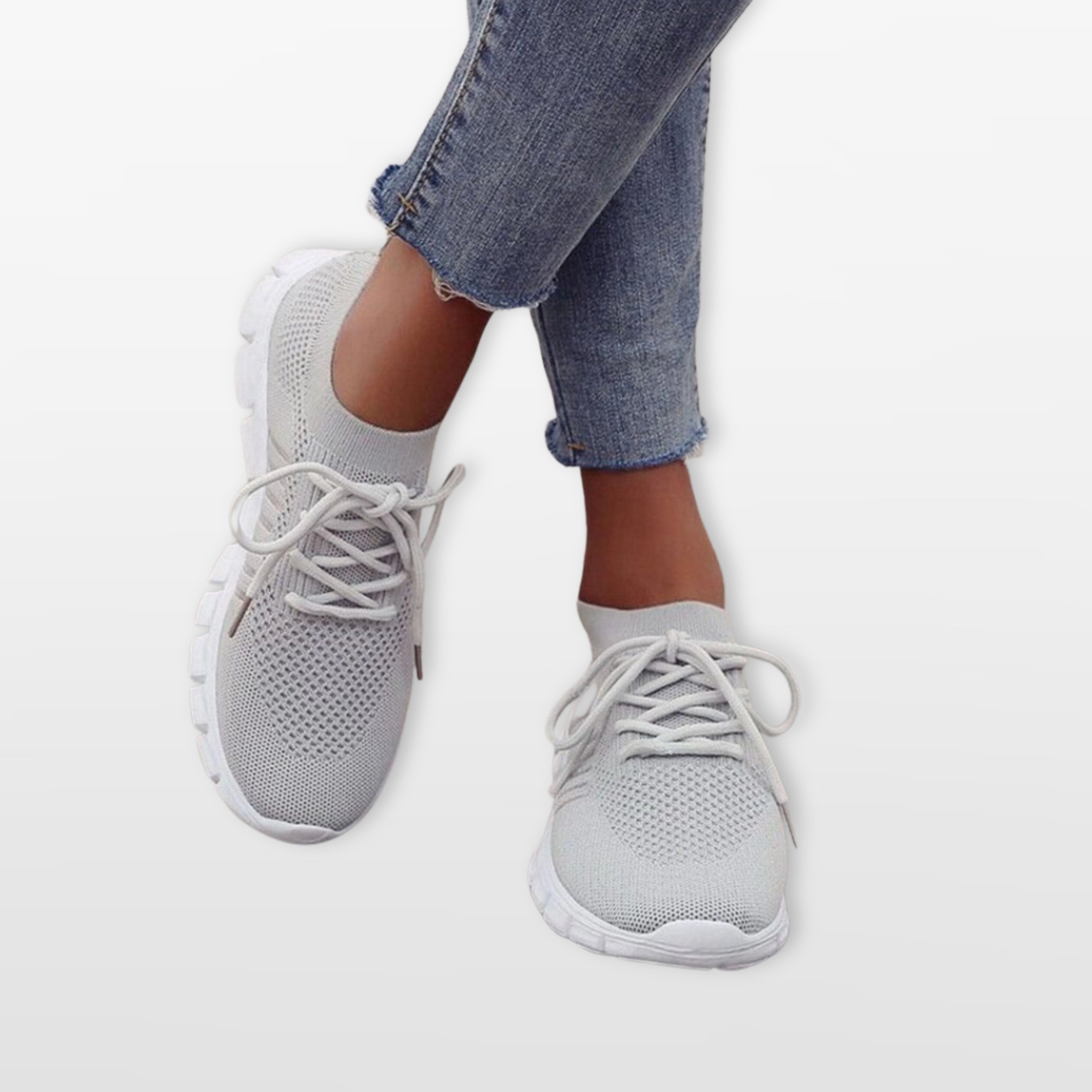 Women’s Knit Sneakers Breathable Mesh Shoes
