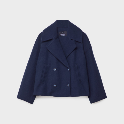 Women’s Cropped Double-Breasted Blazer