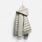 Men's Hooded Quilted Zip-Up Jacket
