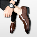 Men Classic Monk Strap Dress Shoes