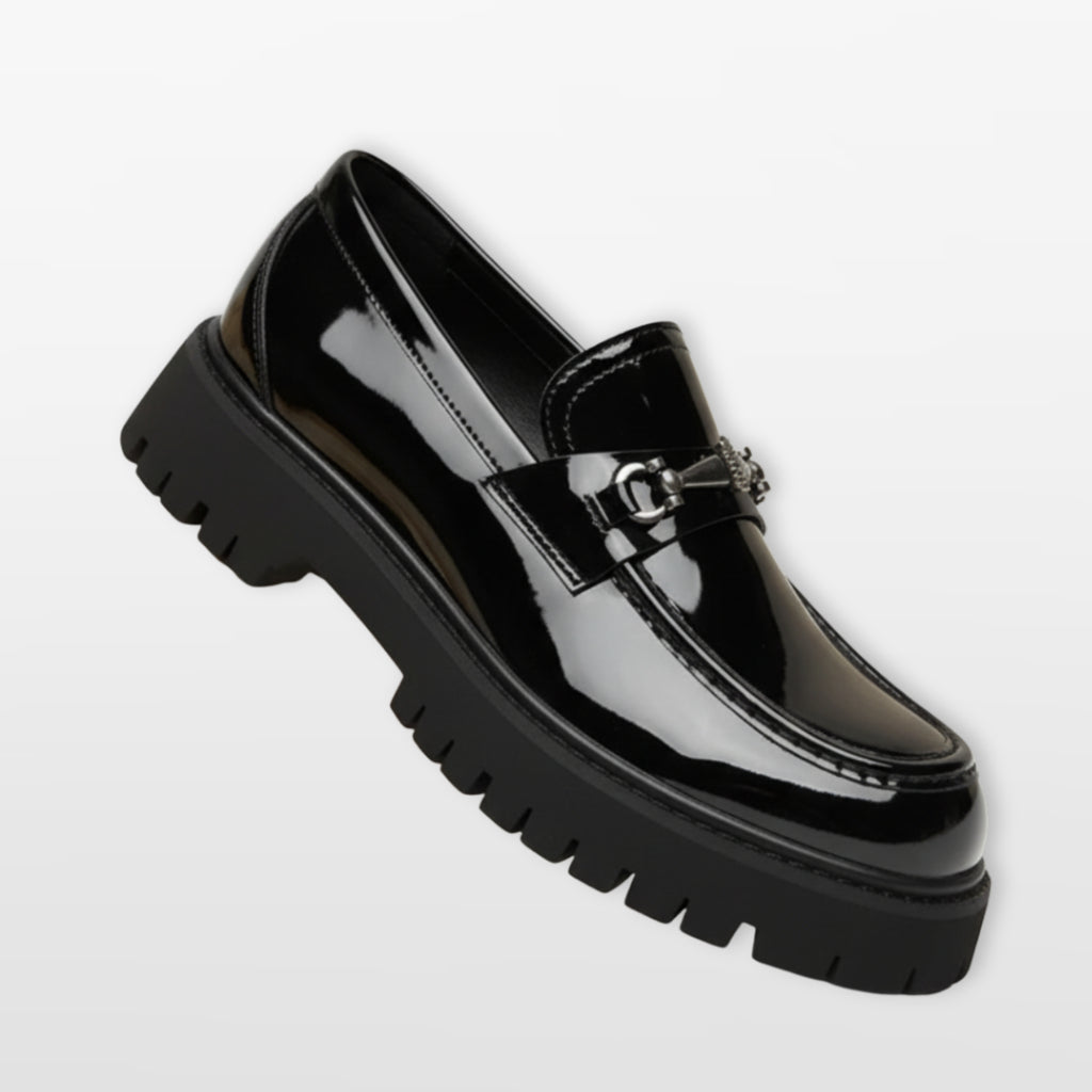 Men’s Chunky Loafers Platform Slip-On Shoes