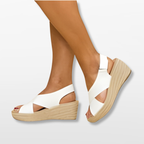 Women Platform Wedge Sandals Open Toe