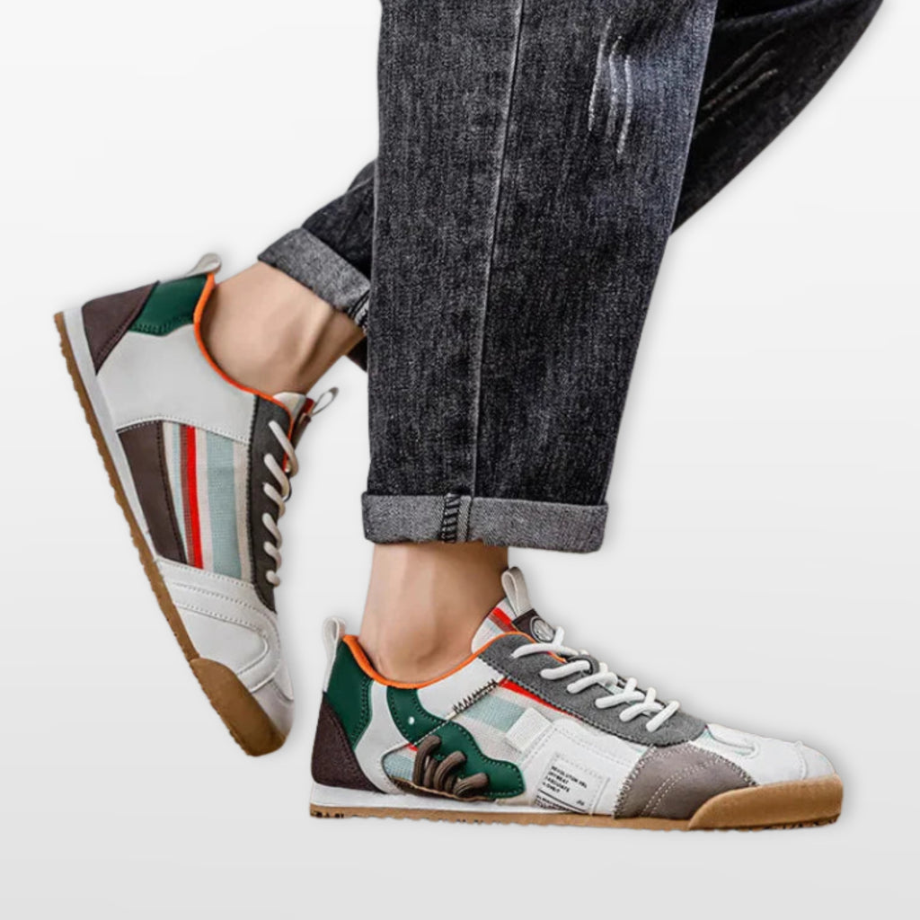 Men’s Color Block Sneakers Retro Trainers