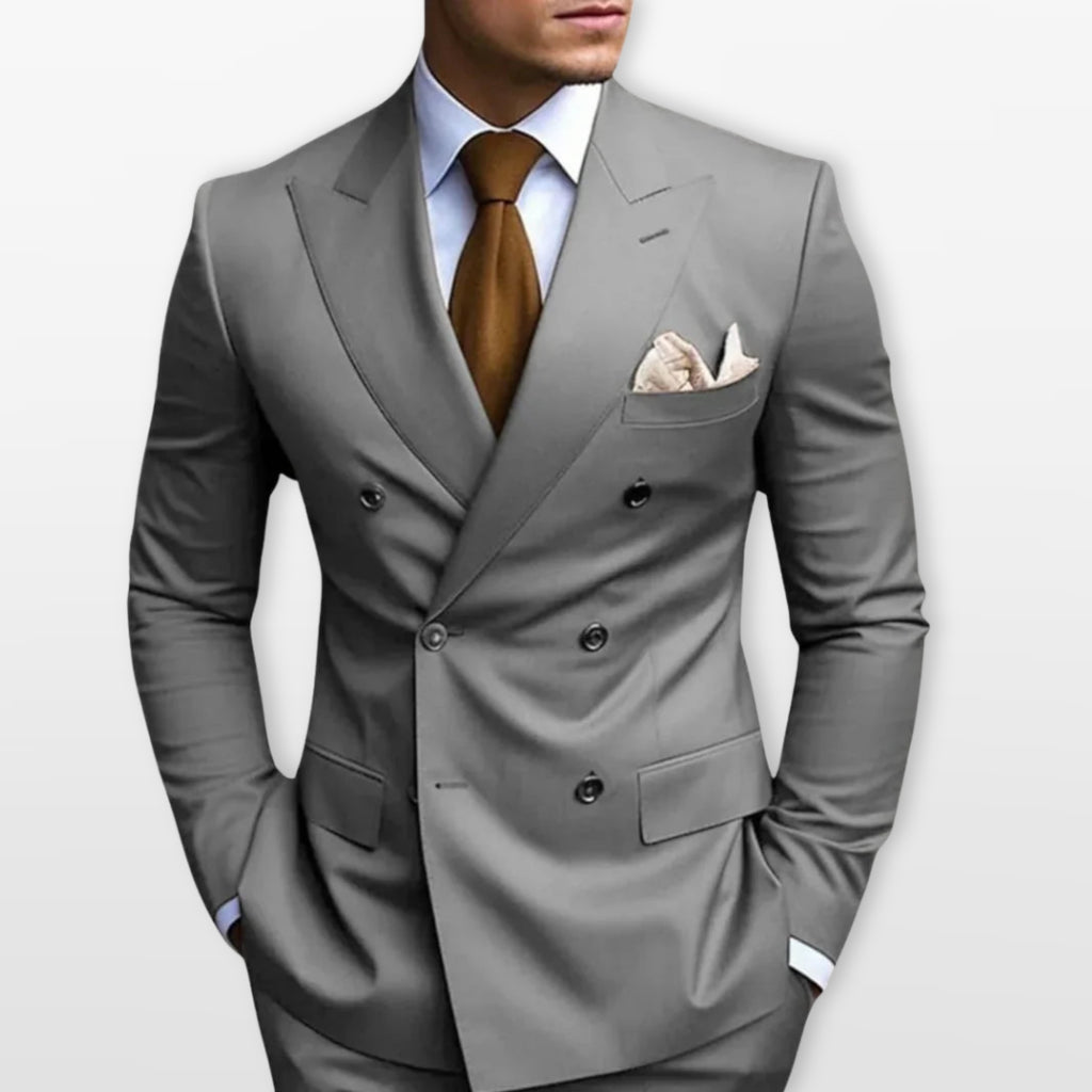 Men’s Double Breasted Suit Slim Fit Tailored