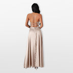 Women’s Maxi Dress Side Slit Elegant