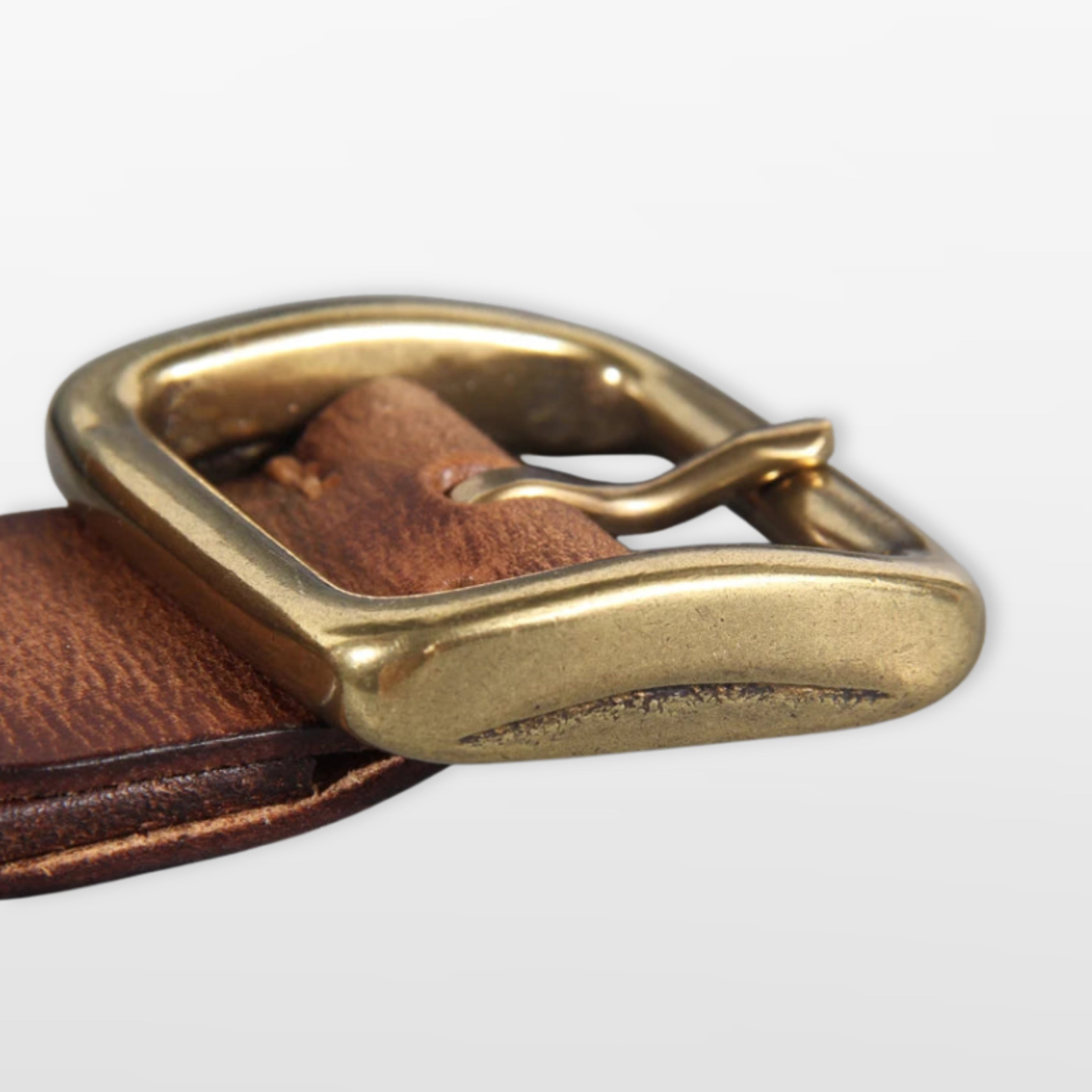Men’s Leather Belt Casual Buckle Vintage Style