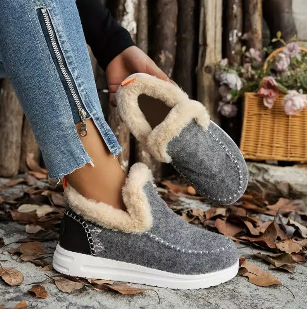 Women’s Stitched Slip-On Shoes