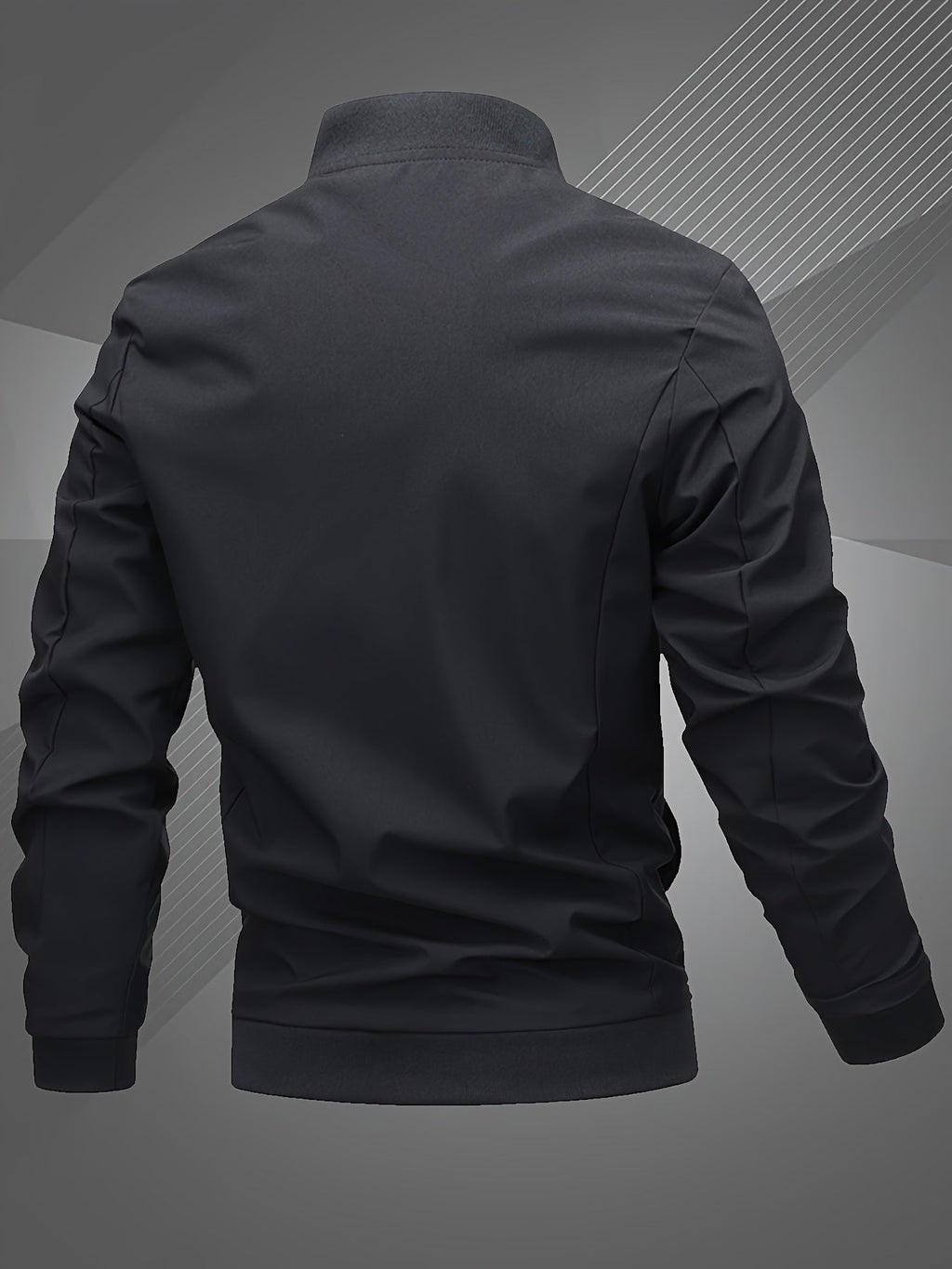Men’s Lightweight Zip-Up Bomber Jacket