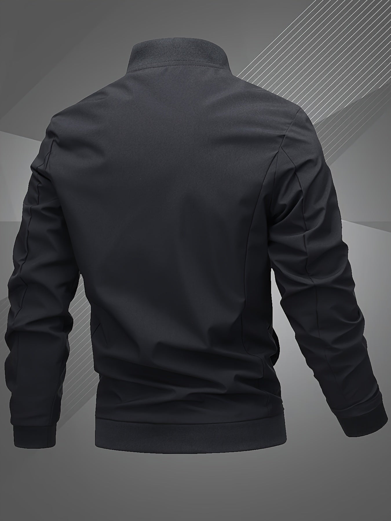 Men’s Lightweight Zip-Up Bomber Jacket