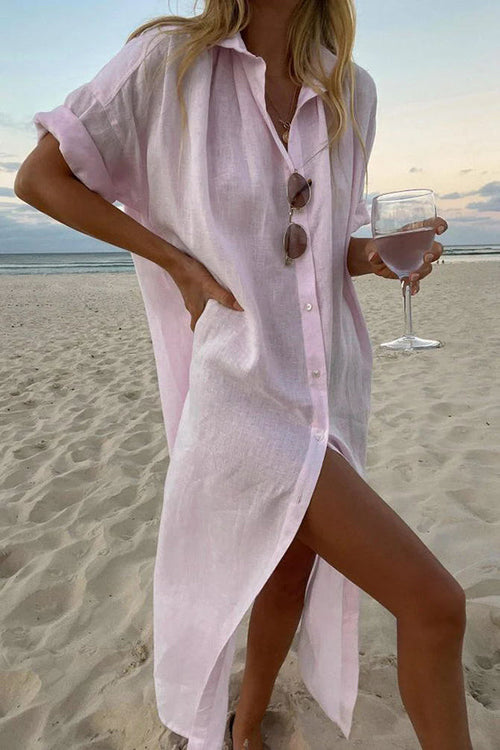 Women's Oversized Shirt Dress
