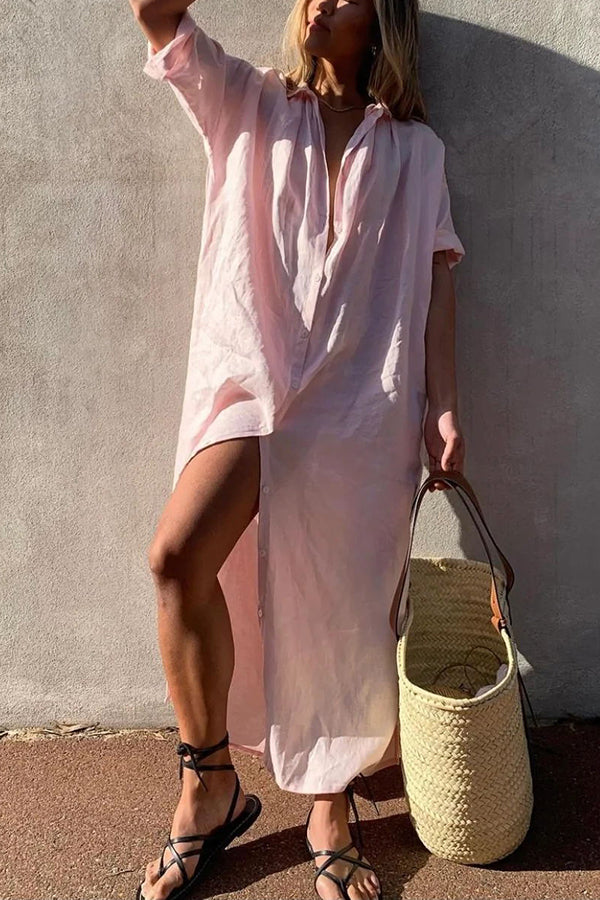 Women's Oversized Shirt Dress